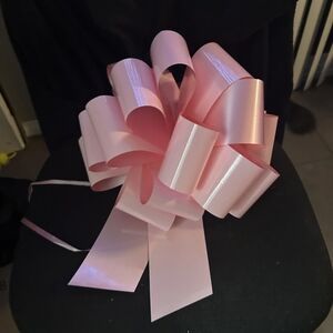 LARGE PINK BOW - PRESENT WRAPPING GIFT CAR DECOR